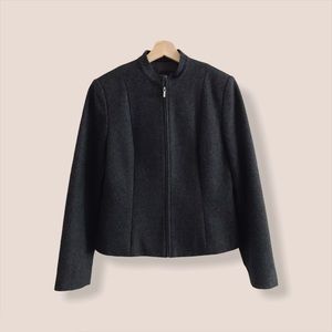 Women’s Dark Gray Wool Blend Jacket